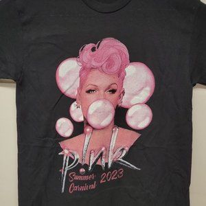 Pink 2023 Summer Carnival Concert Tour Shirt Black